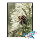 Kit de Pintura Numerada - Pinha na Planta