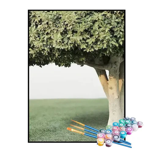 Kit de Pintura Numerada - Árvore no Campo