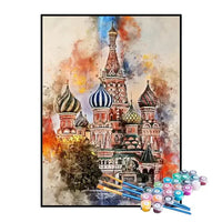 Kit de Pintura Numerada - Catedral de São Basílio