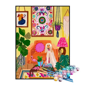 Kit de Pintura Numerada - Sala Divertida