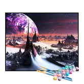 Kit de Pintura Numerada - Planeta Distante