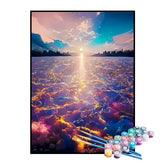 Kit de Pintura Numerada - A Luz do Sol