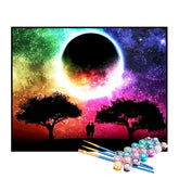 Kit de Pintura Numerada - Casal no Eclipse