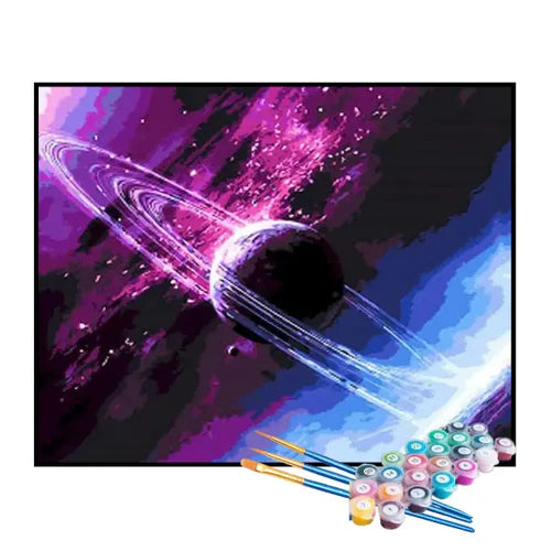 Kit de Pintura Numerada - A Grande Galáxia