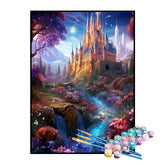 Kit de Pintura Numerada - Rio Encantado do Castelo