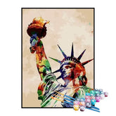 Kit de Pintura Numerada - Estátua da Liberdade