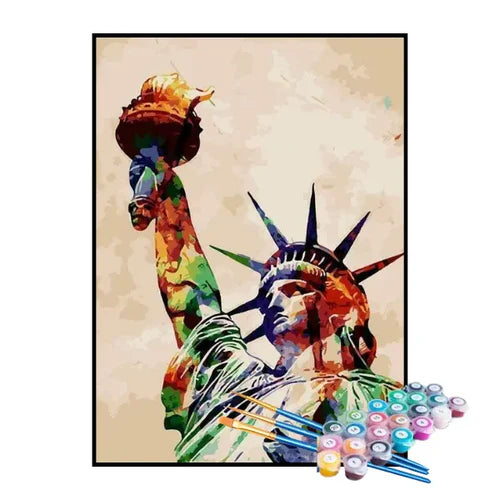 Kit de Pintura Numerada - Estátua da Liberdade