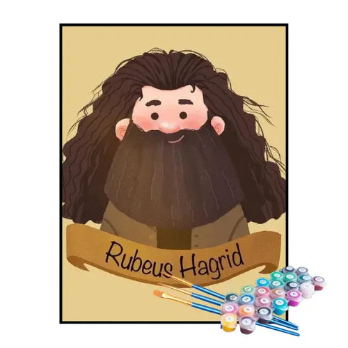 Kit de Pintura Numerada - Rúbeo Hagrid