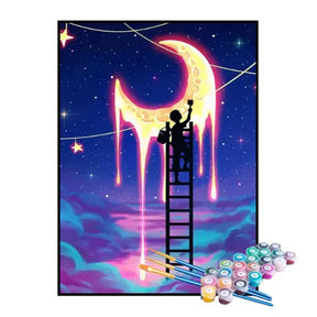 Kit de Pintura Numerada - O Pintor da Lua