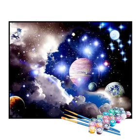 Kit de Pintura Numerada - A Magia do Universo