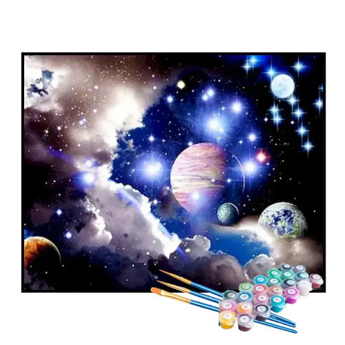 Kit de Pintura Numerada - A Magia do Universo