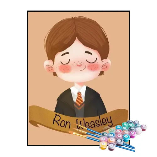 Kit de Pintura Numerada - Ron Weasley
