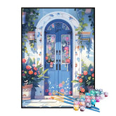 Kit de Pintura Numerada - A Floricultura Azul