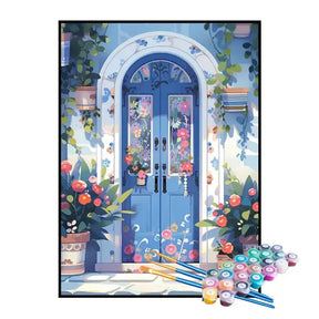 Kit de Pintura Numerada - A Floricultura Azul