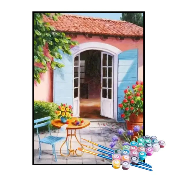 Kit de Pintura Numerada - Sacada Florida