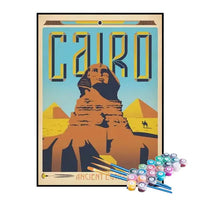 Kit de Pintura Numerada - Cairo, Egito