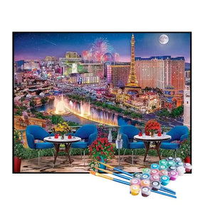 Kit de Pintura Numerada - A Vista de Paris