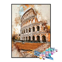 Kit de Pintura Numerada - Pintura do Coliseu
