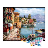 Kit de Pintura Numerada - Pequeno Vilarejo Tranquilo