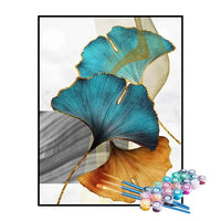 Kit de Pintura Numerada - Flores Abstratas