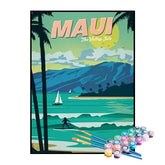 Kit de Pintura Numerada - Maui