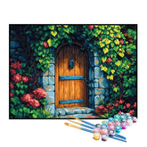 Kit de Pintura Numerada - A Entrada da Floricultura