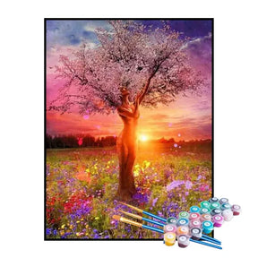 Kit de Pintura Numerada - Árvore Feminina
