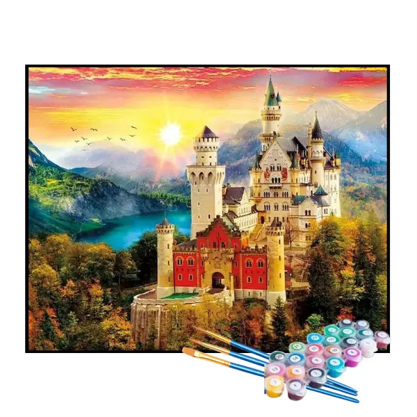 Kit de Pintura Numerada - Castelo do Reino