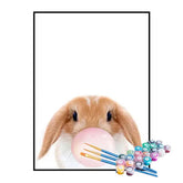 Kit de Pintura Numerada - Coelhinho com Chiclete