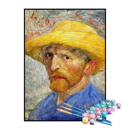 Kit de Pintura Numerada - Autorretrato de Van Gogh