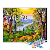 Kit de Pintura Numerada - Vila Campestre