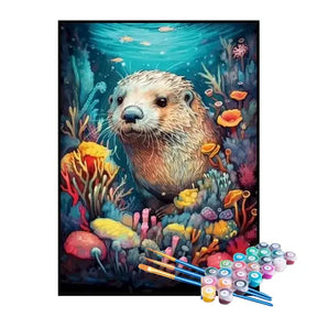 Kit de Pintura Numerada - Leão-marinho