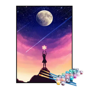 Kit de Pintura Numerada - A Magia da Estrela Cadente