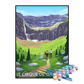 Kit de Pintura Numerada - O Circo de Gavarnie