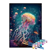 Kit de Pintura Numerada - Água-viva