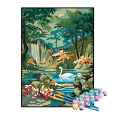 Kit de Pintura Numerada - O Lago Tranquilo