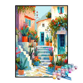 Kit de Pintura Numerada - Escadaria da Vila