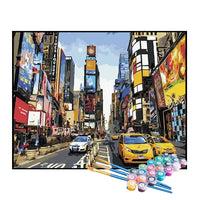 Kit de Pintura Numerada - Táxis na Times Square