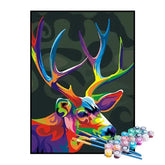 Kit de Pintura Numerada - Alce Abstrato