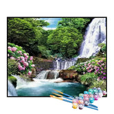 Kit de Pintura Numerada - Cachoeira