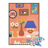 Kit de Pintura Numerada - Decoração Divertida