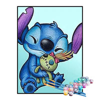 Kit de Pintura Numerada - Stitch e Boneca