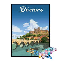 Kit de Pintura Numerada - Béziers, França