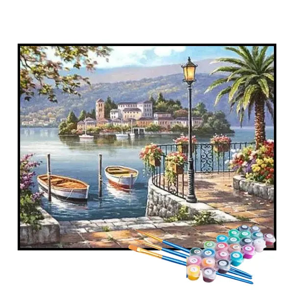 Kit de Pintura Numerada - O Cais