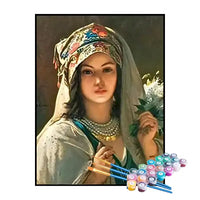 Kit de Pintura Numerada - Lilás Branco - Jean Portales
