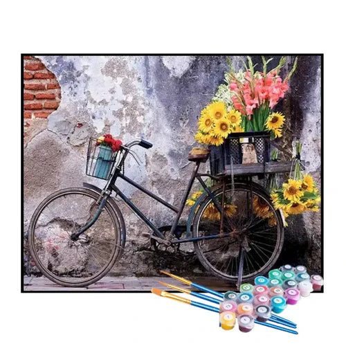 Kit de Pintura Numerada - Entrega de Flores