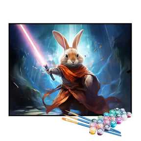 Kit de Pintura Numerada - Mestre Jedi dos Coelhos