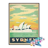 Kit de Pintura Numerada - Sydney, Austrália