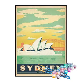 Kit de Pintura Numerada - Sydney, Austrália