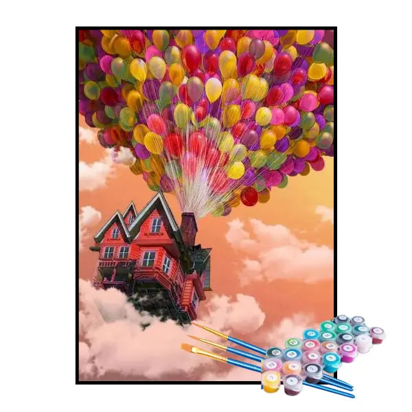 Kit de Pintura Numerada - Up - Altas Aventuras